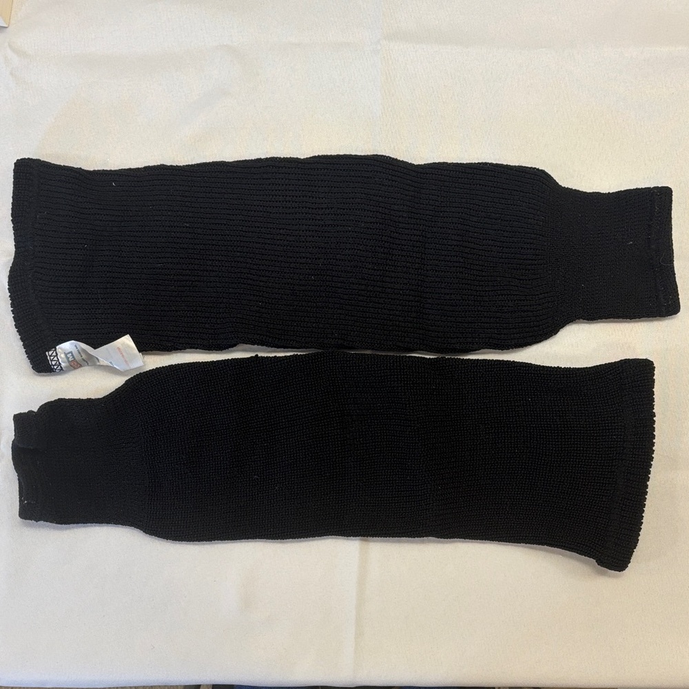 CCM Kids Black Knit Arm/Leg Warmers